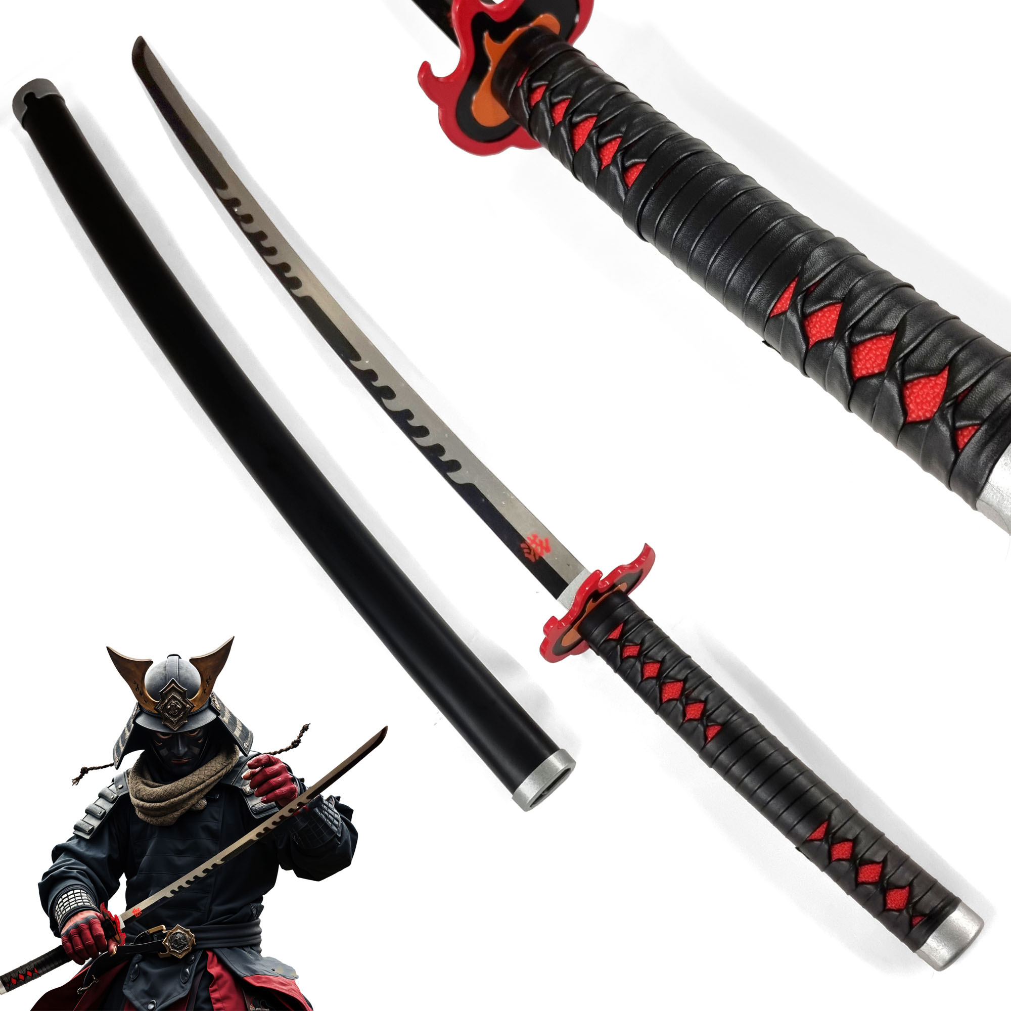 Demon Slayer: Kimetsu no Yaiba - Tanjiro Kamado Schwert v2 - Fire Breath